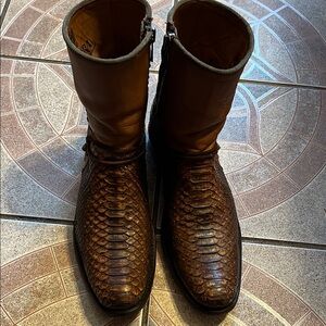 Men's Brown Leather Boots